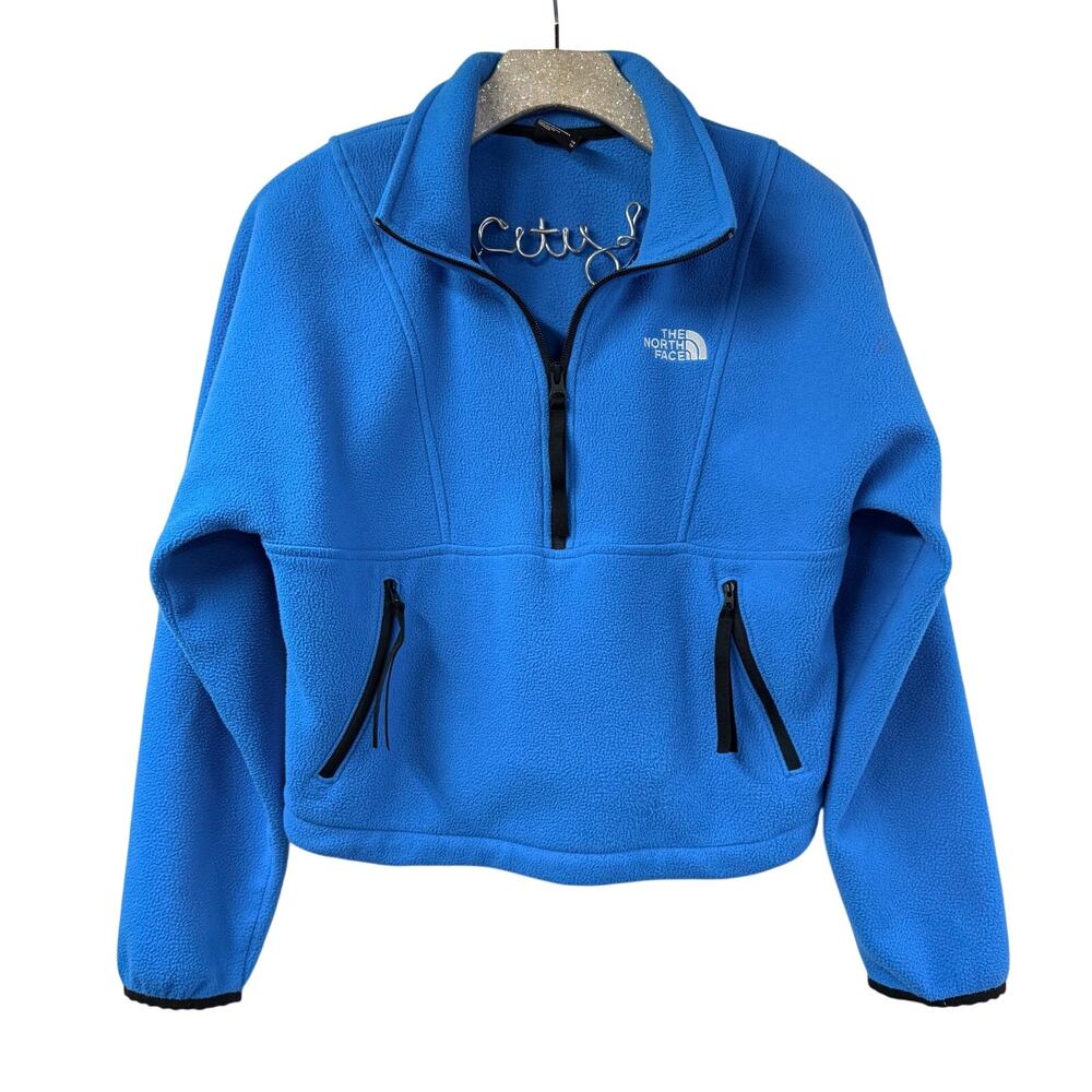 The North Face Blue Cropped Fleece Pullover Women’s XS
